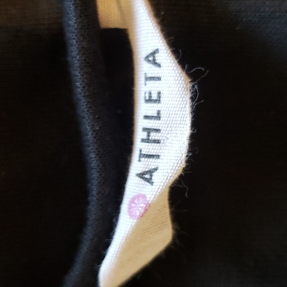 Athleta Athletic Tank, Solid Black Print, Keyhole Twist Back, Size XS - Picture 8 of 14